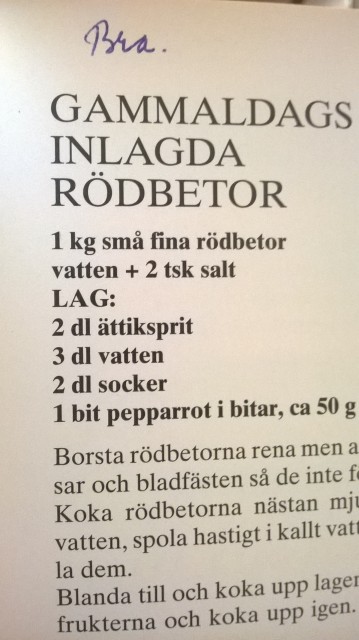 Inlagda rödbetor