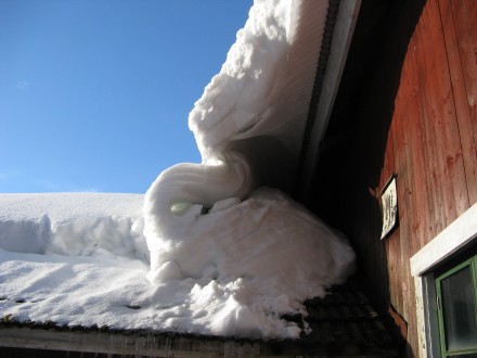 Snöskulptur